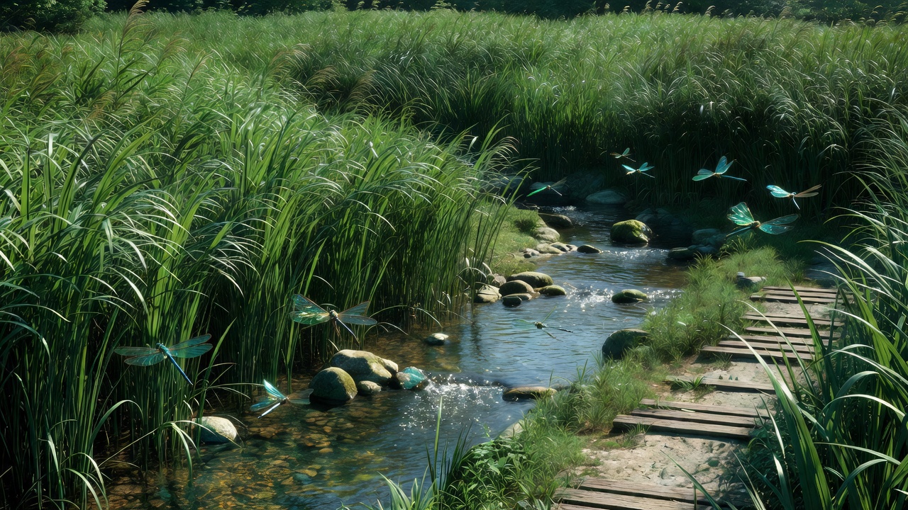 夏のせせらぎ